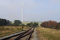 Větrné elektrárny u nádraží v Rusové