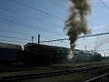 Parní lokomotivy na chomutovském nádraží (září 2005) 